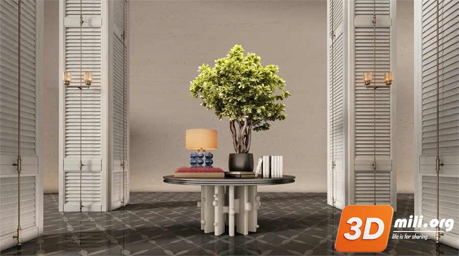Lobby Decoration Skp Files 